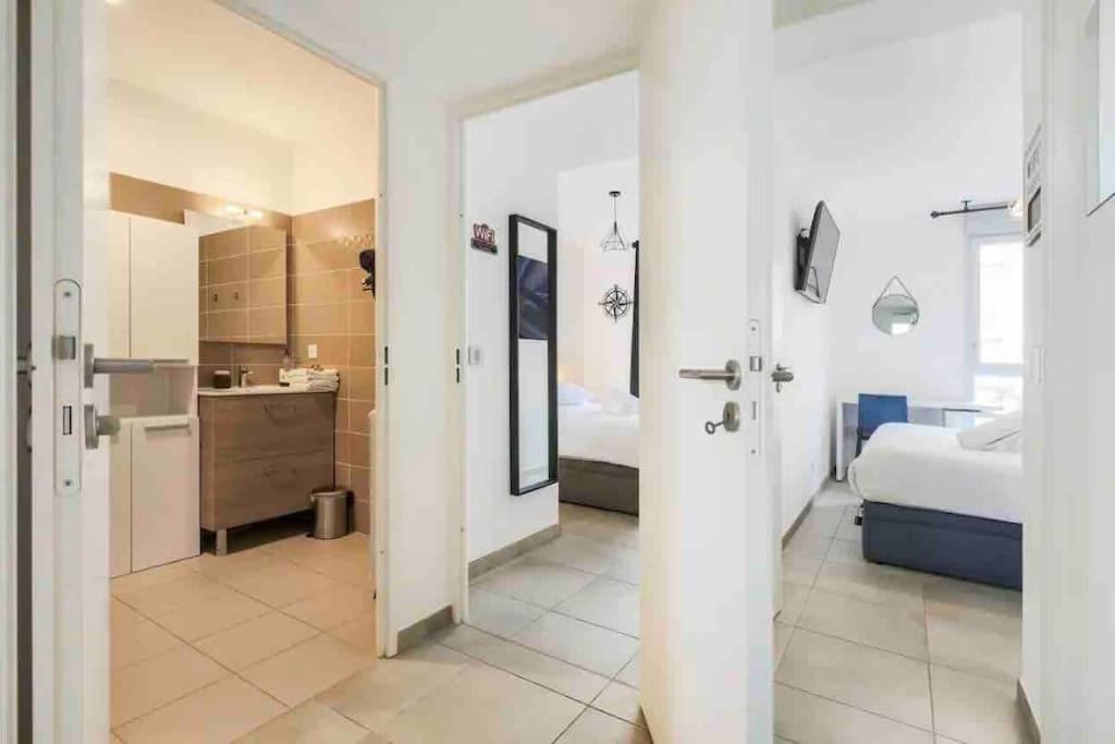 Logement Moderne Luxueux Parking Ac Cote De La Mer Nizza Kültér fotó