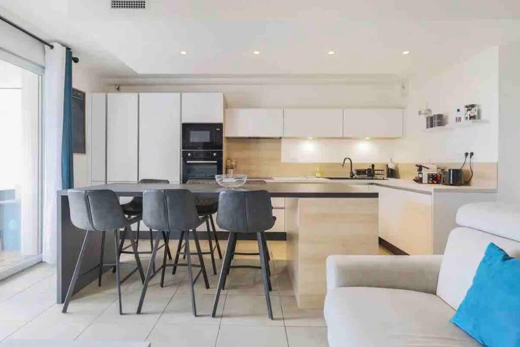 Logement Moderne Luxueux Parking Ac Cote De La Mer Nizza Kültér fotó